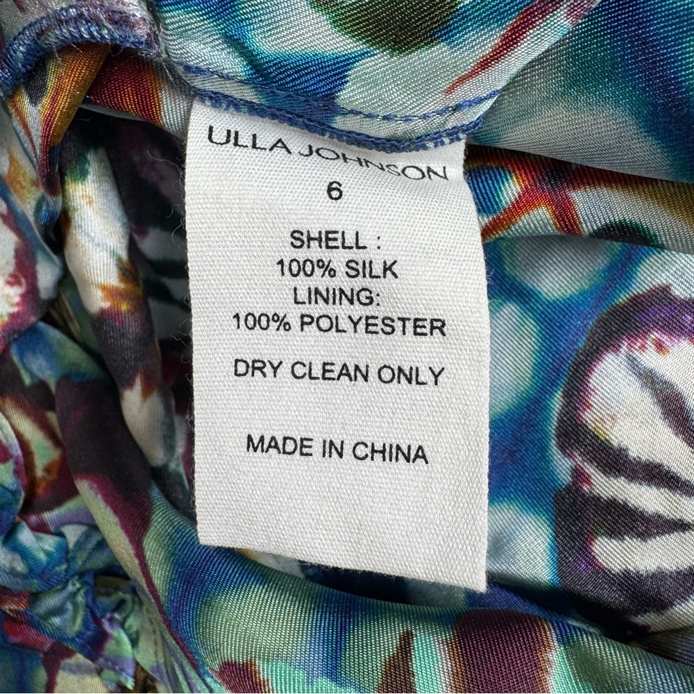Ulla Johnson Sigrid Maxi Dress Azul Silk - Picture 10 of 10